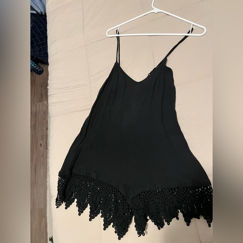 Black romper bohemian